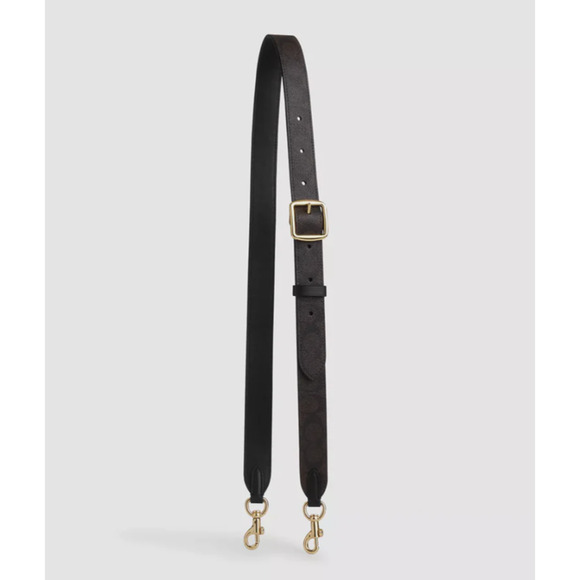 Coach Reversible Strap Signature Canvas CX070 GOLD/WALNUT/BLACK - Picture 6 of 8